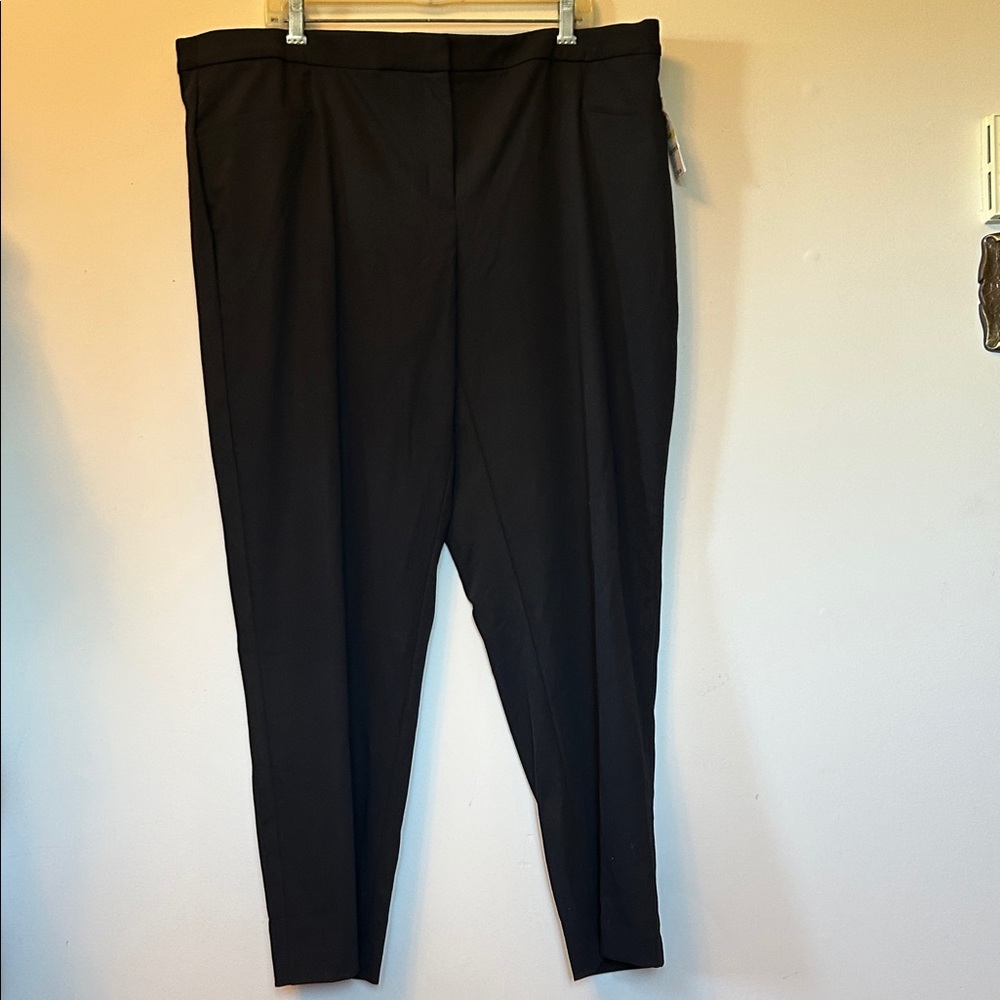 Alfani Black Trousers size 18WP polyester/rayon mix new w/tags.